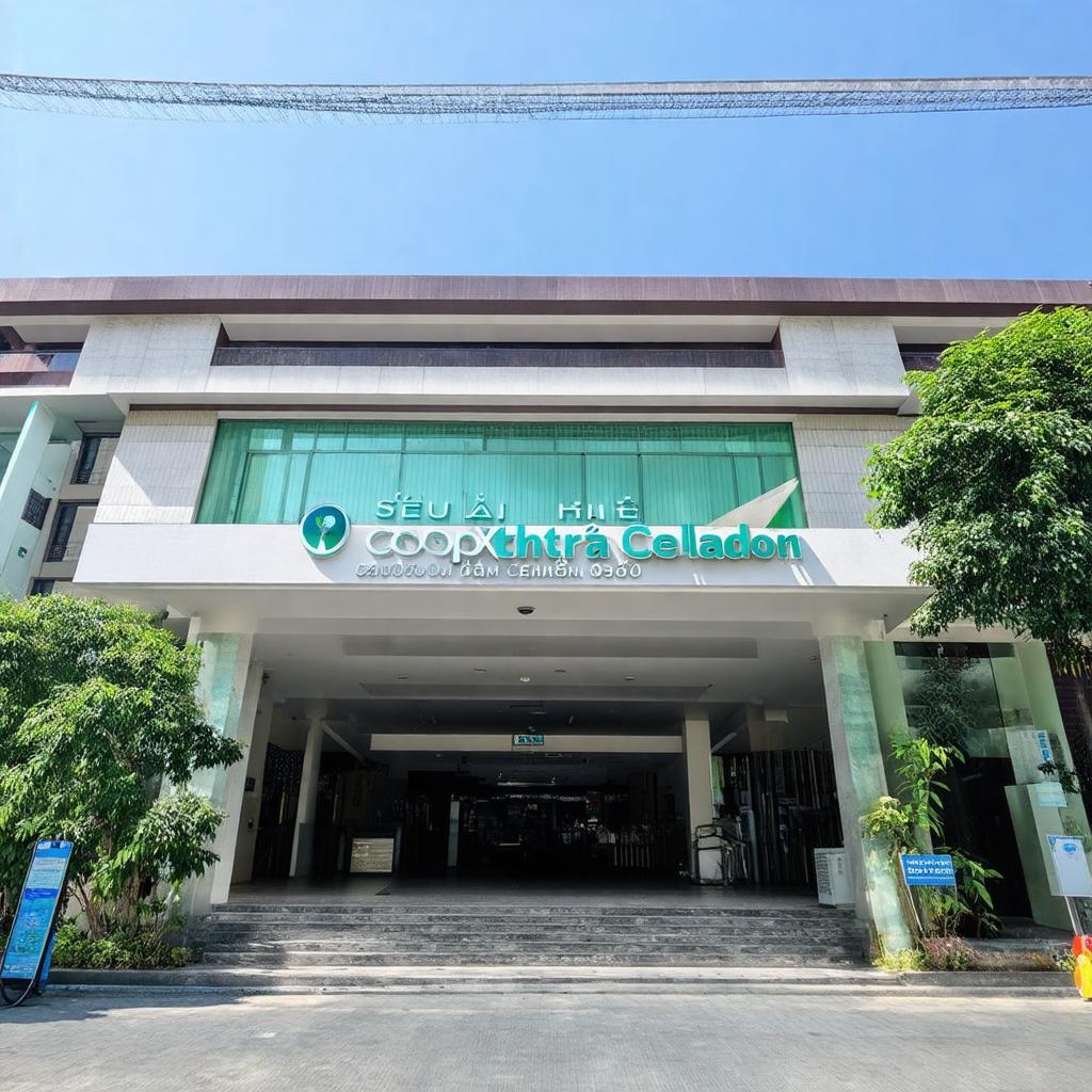 Mat tien sieu thi CoopXtra Celadon Tan Phu rong rai hien dai