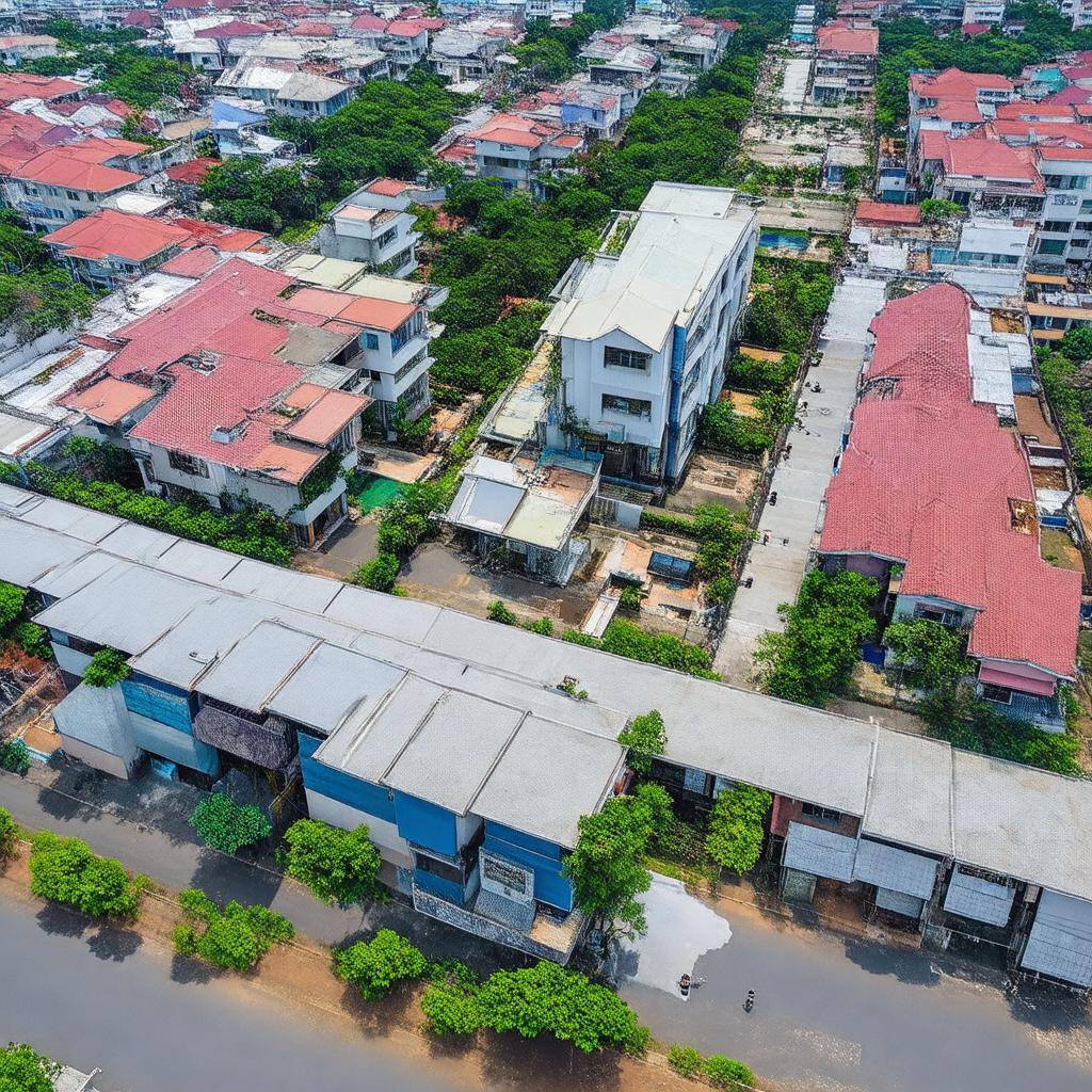Hình ảnh tổng quan cư xá Chu Văn An tại phường 26 quận Bình Thạnh
