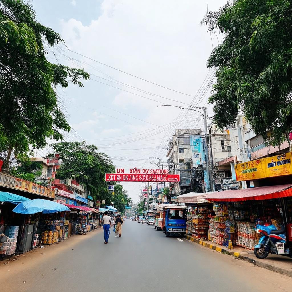 Các cửa hàng, quán ăn, dịch vụ tiện ích xung quanh khu vực Bến xe Miền Tây.