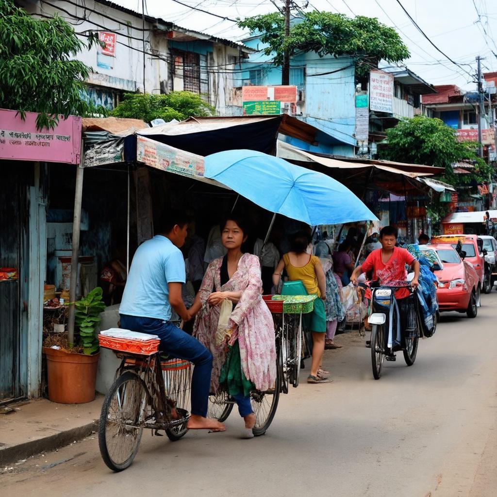 Hình ảnh cuộc sống thường ngày tại Ấp 5 Xã Phong Phú Huyện Bình Chánh