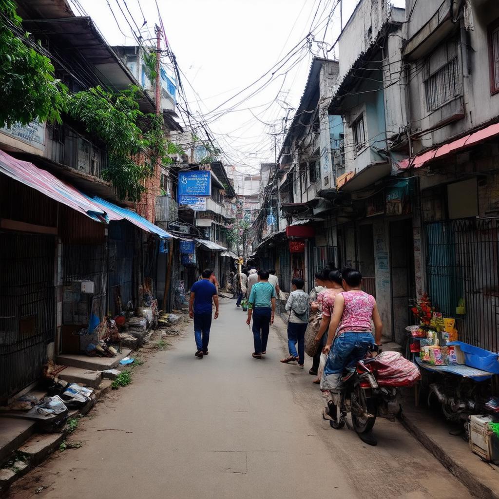 Cuộc sống và sinh hoạt thường nhật bên trong Ngõ 218 Phạm Văn Đồng Hà Nội