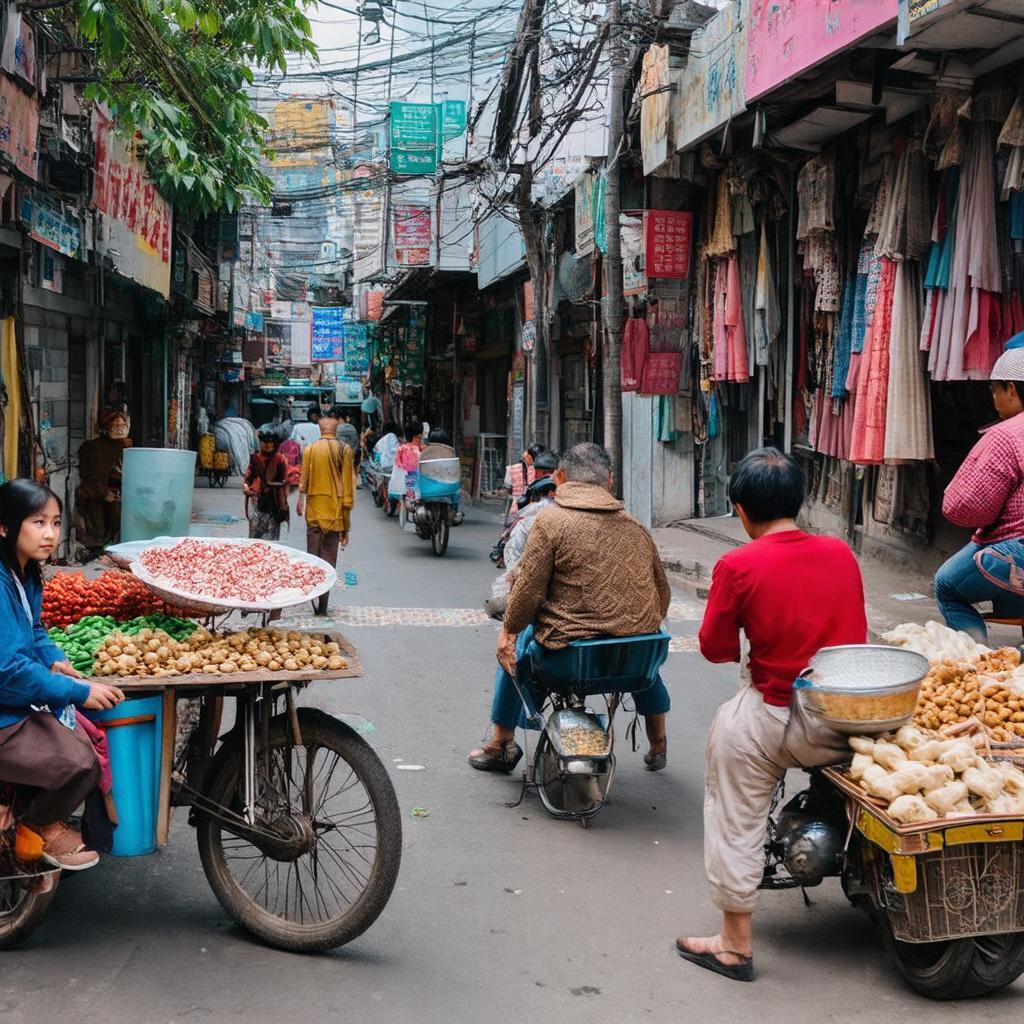 Một góc sinh hoạt thường ngày trong Ngõ 178 Giải Phóng, Hà Nội