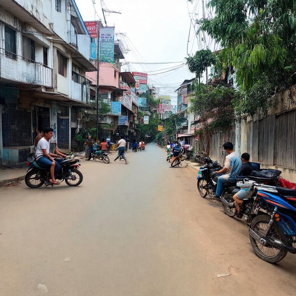 Nhịp sống hàng ngày và hoạt động của người dân trong Ngõ 35 Lê Đức Thọ.