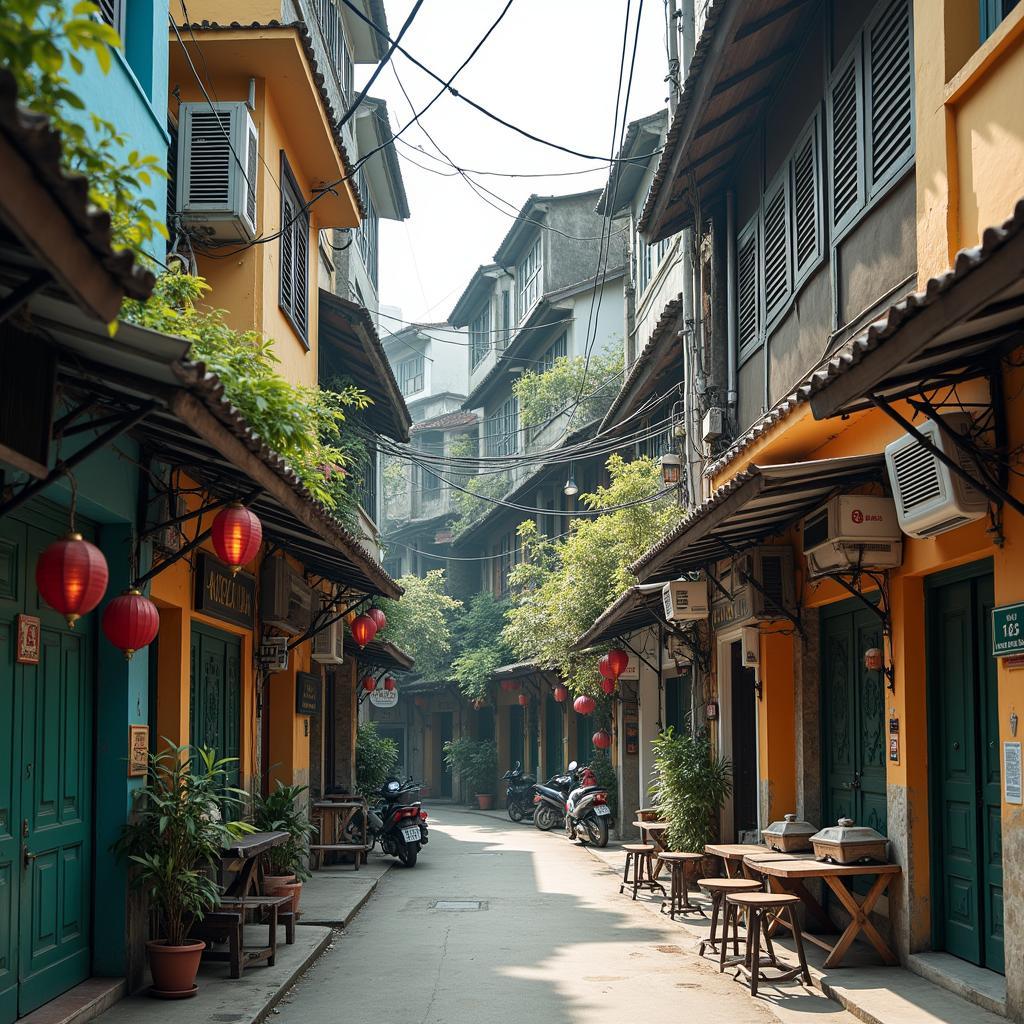 Các đặc điểm nổi bật của Ngõ 92 Đào Tấn Cống Vị Ba Đình với nhà ở và cửa hàng đan xen