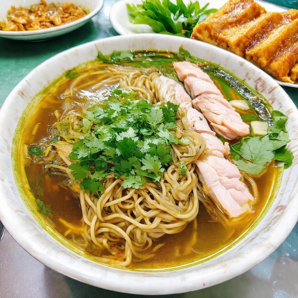 Hinh anh cac mon an dac san mien tay ngon hap dan nhu bun ca, banh bo thot not tai cho moi an giang
