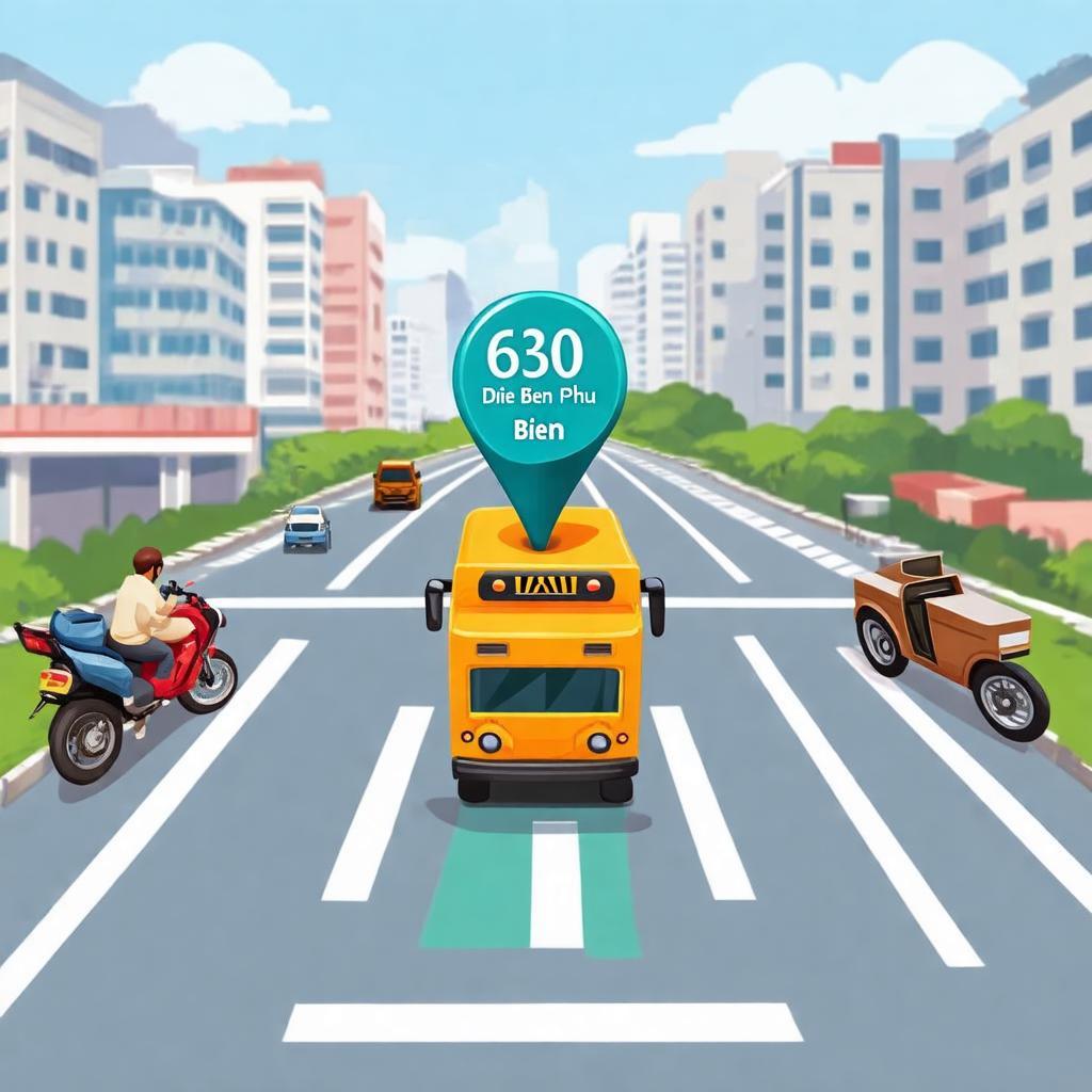 Cách di chuyển thuận tiện đến địa điểm Thành Bưởi tại 630 Điện Biên Phủ, Bình Thạnh