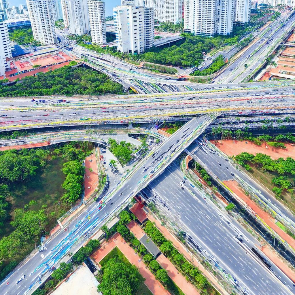 Bản đồ minh họa các tuyến đường chính dẫn đến Trường ĐH Công Nghiệp TP HCM tại 12 Nguyễn Văn Bảo