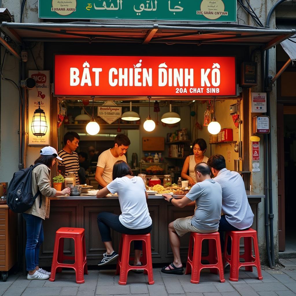 Địa chỉ Bột Chiên Đinh Ký 202 Tôn Thất Hiệp Quận 11 đông đúc thực khách