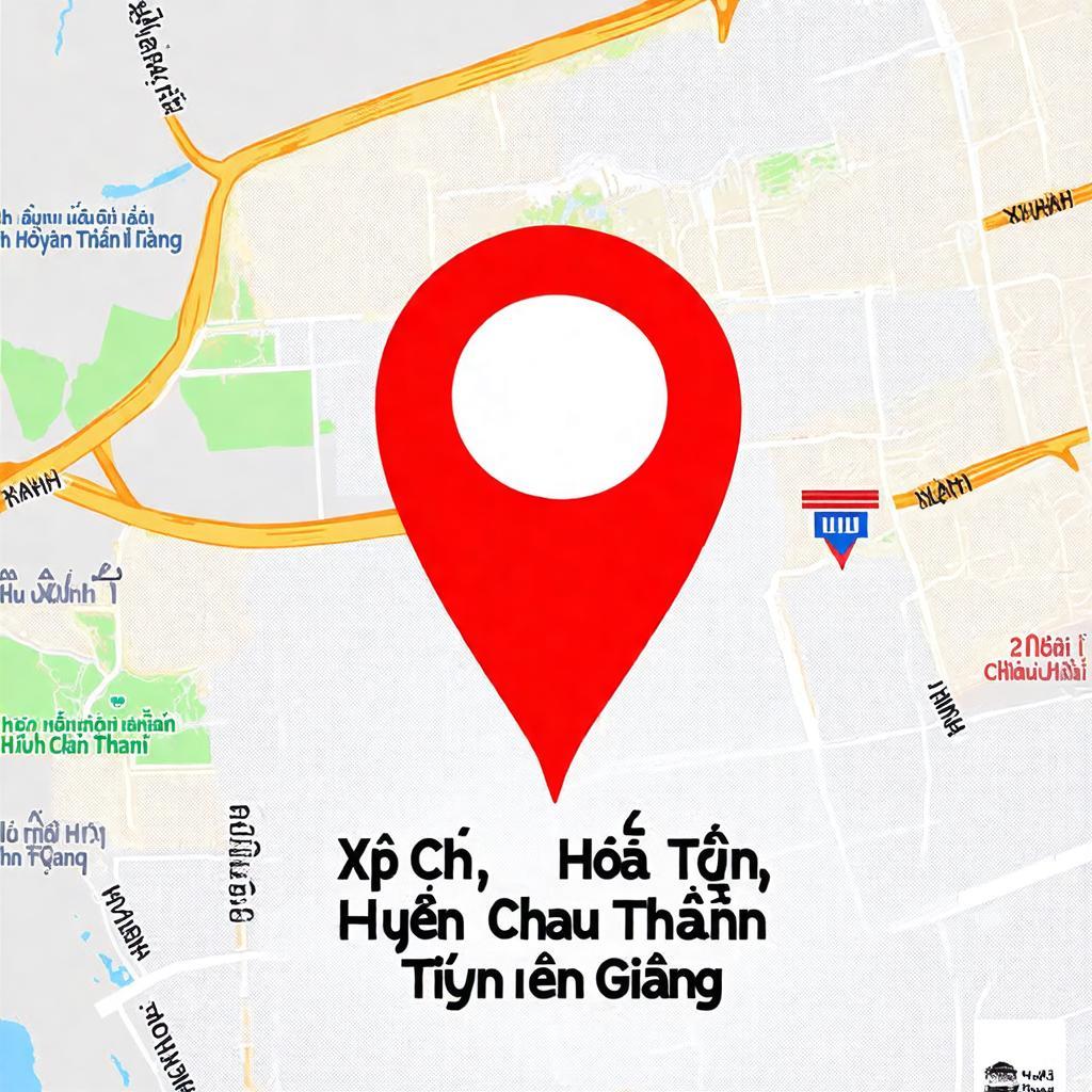 Minh họa địa chỉ Ấp Chợ, Xã Hoà Tịnh, Huyện Châu Thành, Tỉnh Tiền Giang