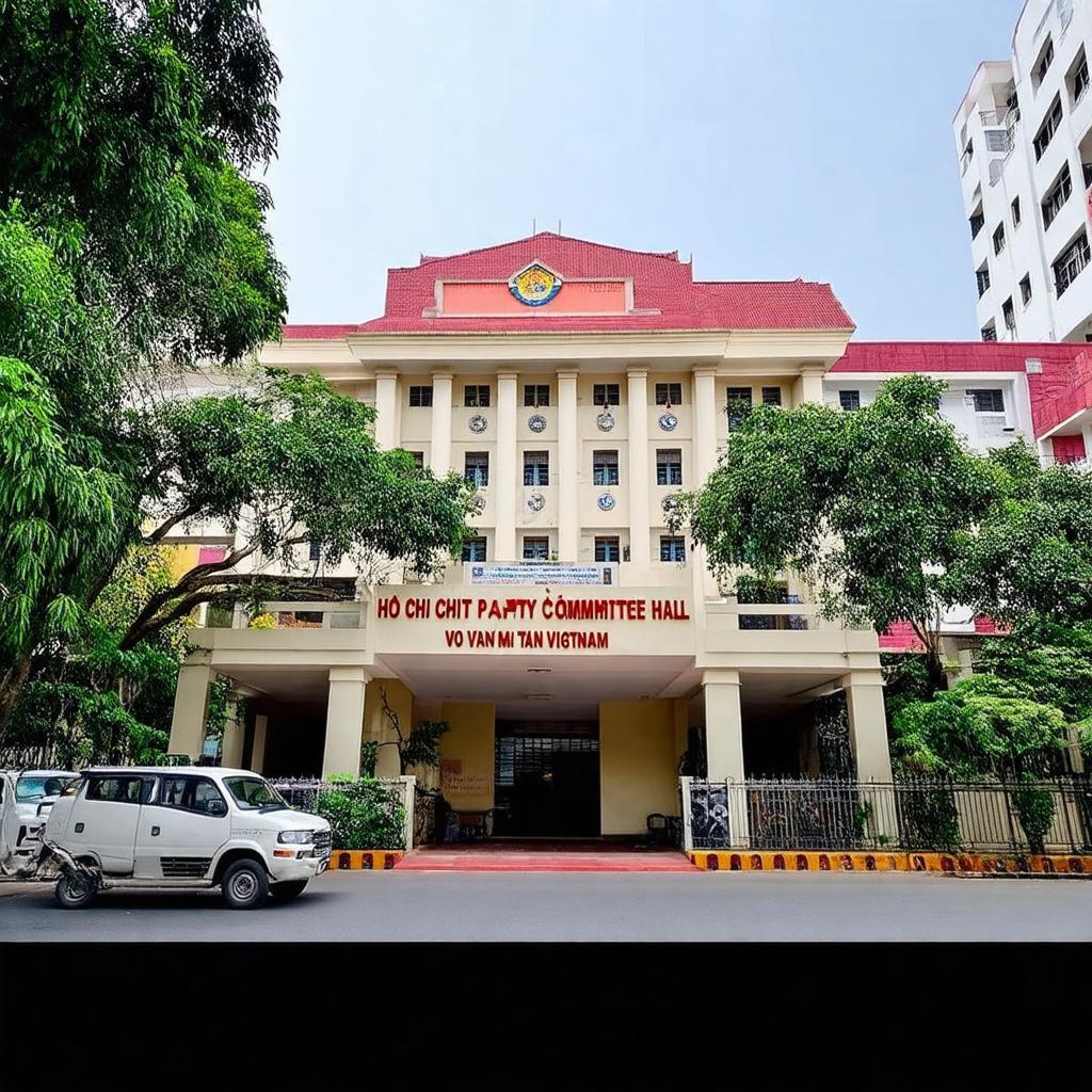 Vi tri Hoi truong Thanh uy Quan 3 tren duong Vo Van Tan