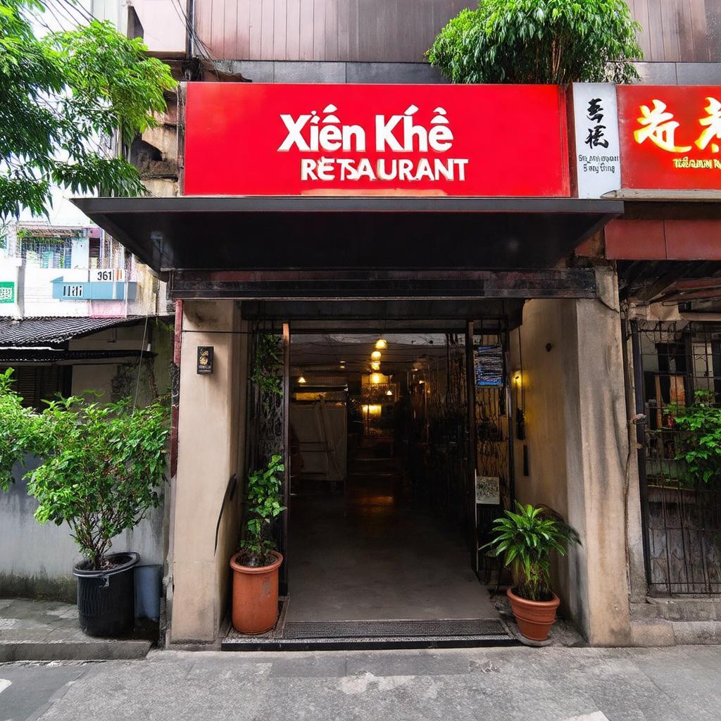 Hình ảnh địa chỉ Xiên Khè 191 Hoàng Sa Tân Định Quận 1 giúp bạn dễ dàng nhận biết quán từ xa