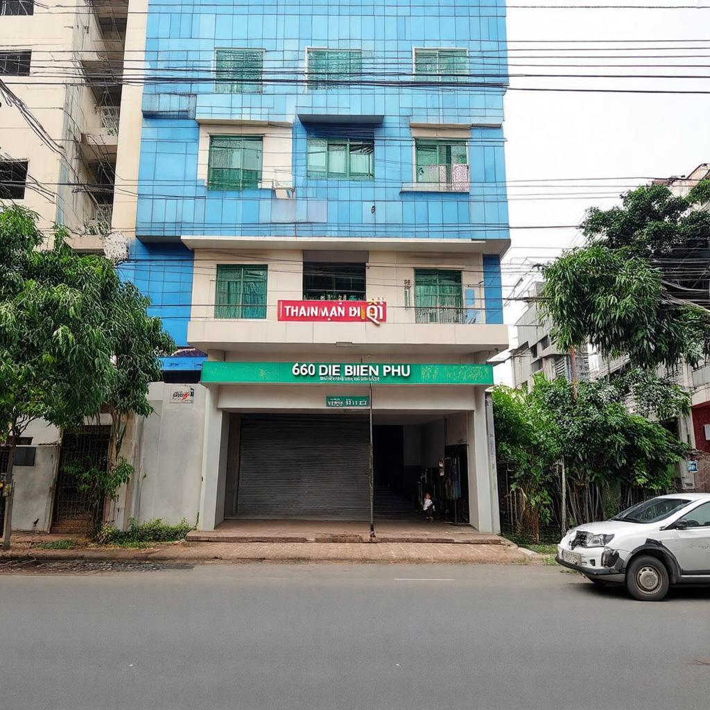 Địa điểm văn phòng Thành Bưởi tại số 630 Điện Biên Phủ, Bình Thạnh, Thành phố Hồ Chí Minh