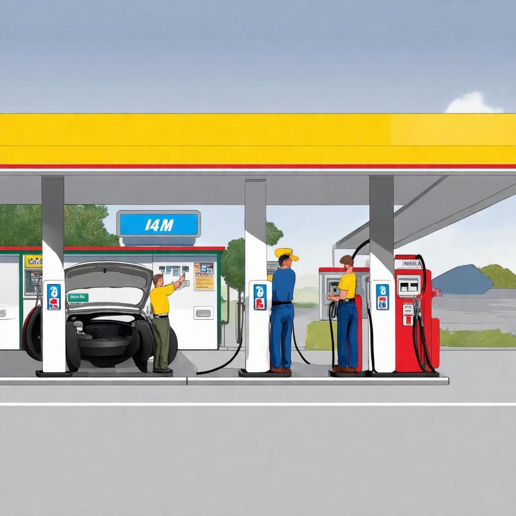 Các dịch vụ tại trạm xăng ATS Mipecorp Nguyễn Chánh tiện lợi
