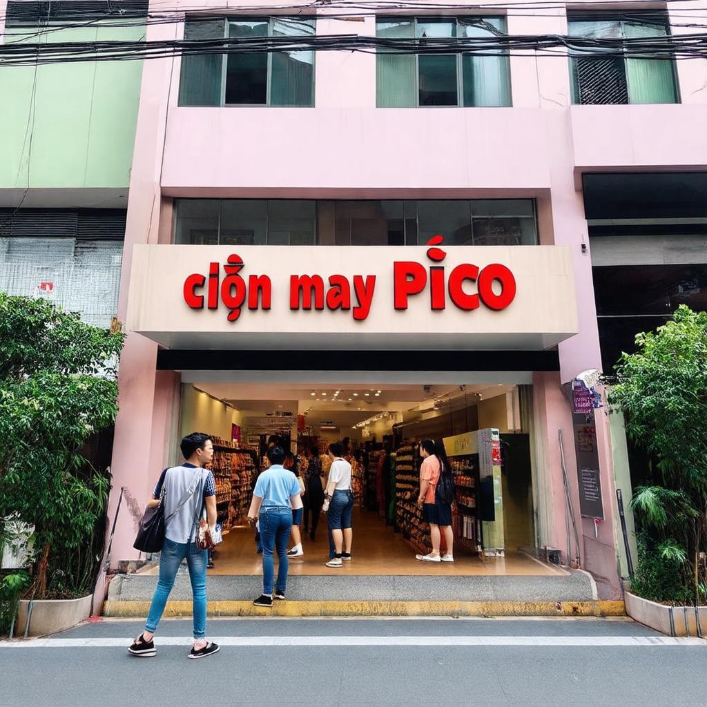 Mặt tiền nổi bật của cửa hàng Điện Máy Pico tại địa chỉ 8 Lê Trọng Tấn Thanh Xuân Hà Nội