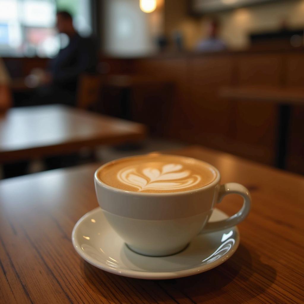 Ly ca phe va khong gian tai The Monday Coffee 527L Phan Van Tri Go Vap