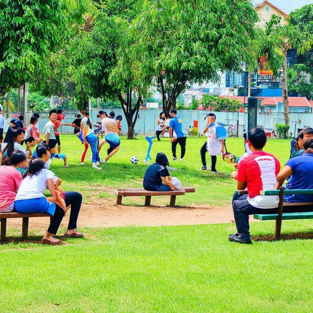 Bức tranh đời sống cộng đồng sôi động tại Sân Hoàng Minh Giám, Sơn Trà, Đà Nẵng với nhiều hoạt động
