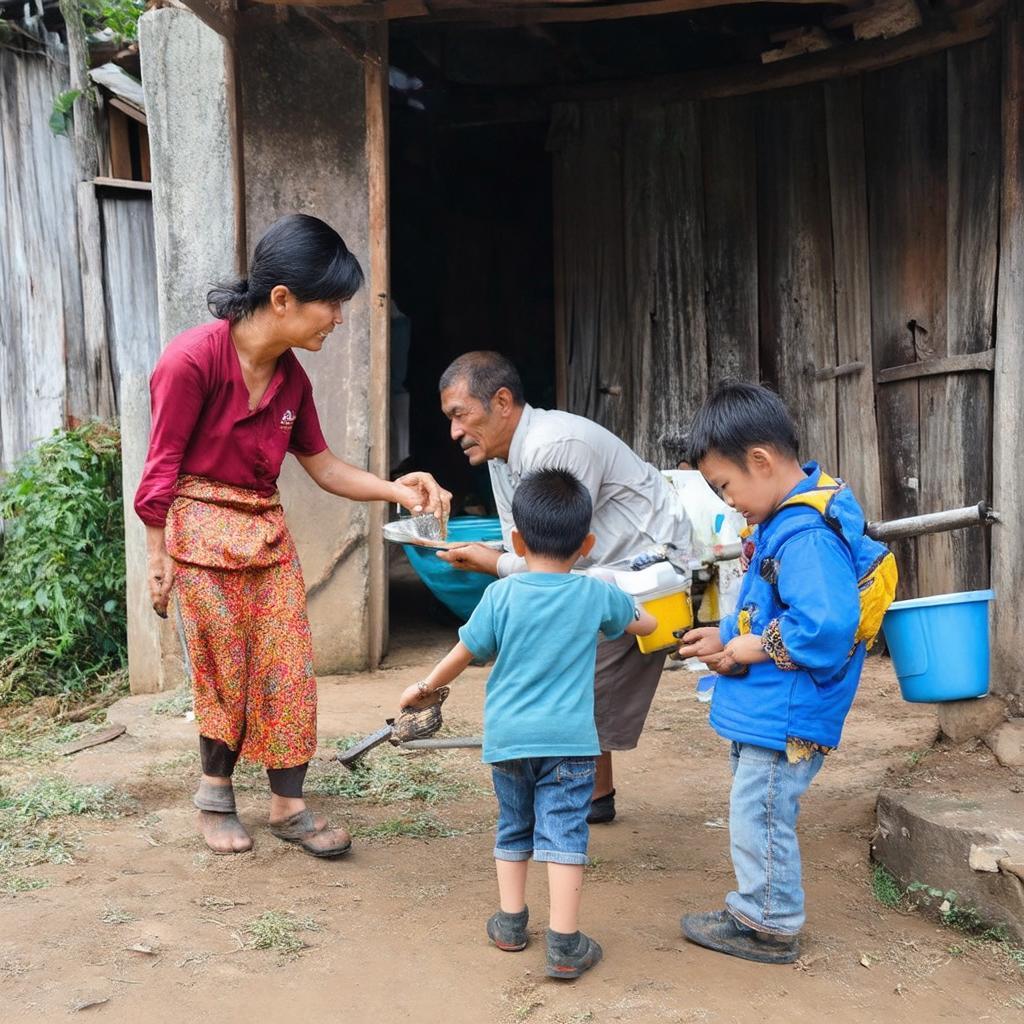 Cuộc sống đời thường của người dân Lãm Làng, Vân Dương, Quế Võ, Bắc Ninh, thể hiện nét văn hóa và sinh hoạt cộng đồng