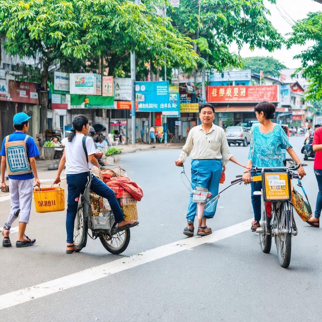 Cuộc sống nhộn nhịp và sự kết nối của người dân quanh Ngã Tư Đất Thành Bình Dương