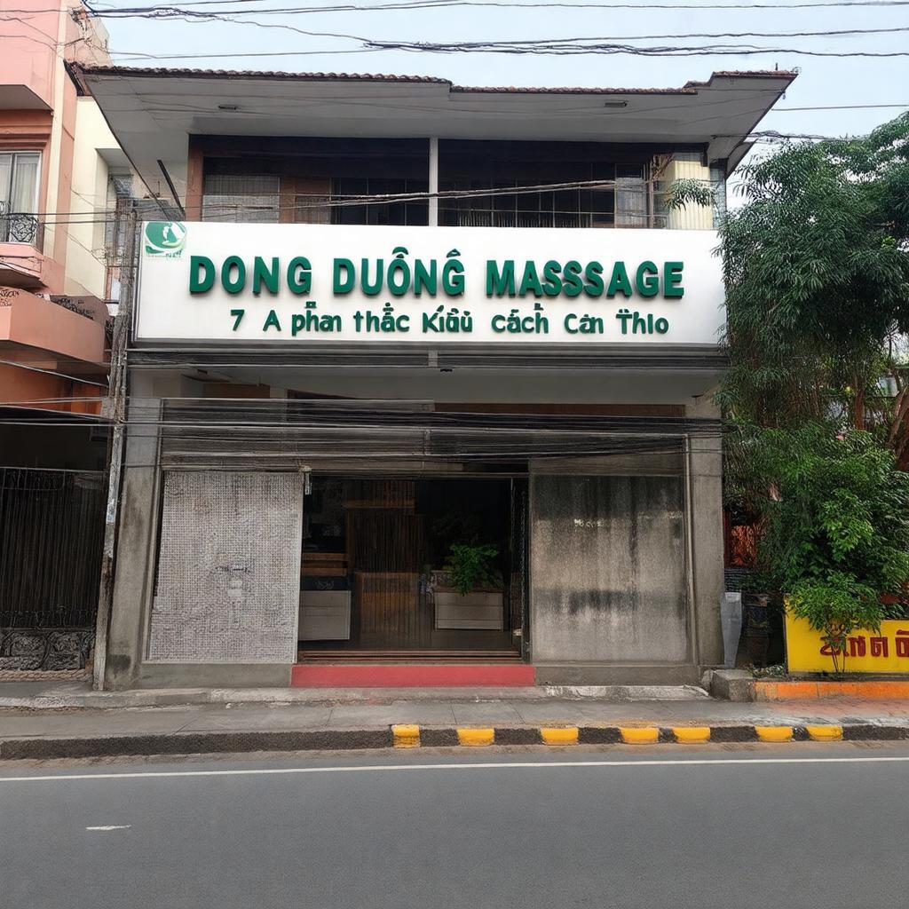 Địa chỉ Đông Dương Massage Cần Thơ tại 77A Phạm Ngọc Thạch, quận Ninh Kiều