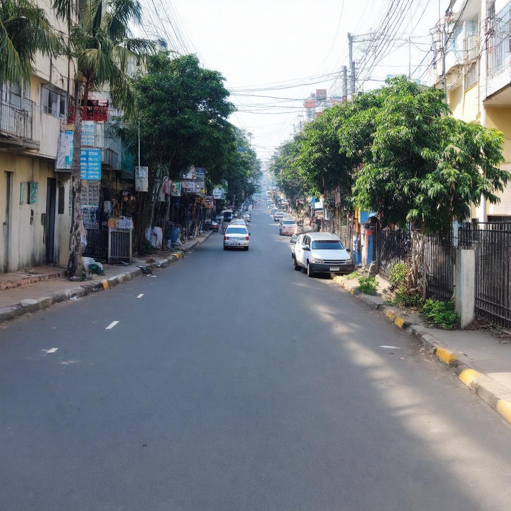 Con đường Đặng Văn Sâm ở Phú Nhuận, minh họa sự kết nối giao thông thuận tiện đến các tuyến đường lớn.