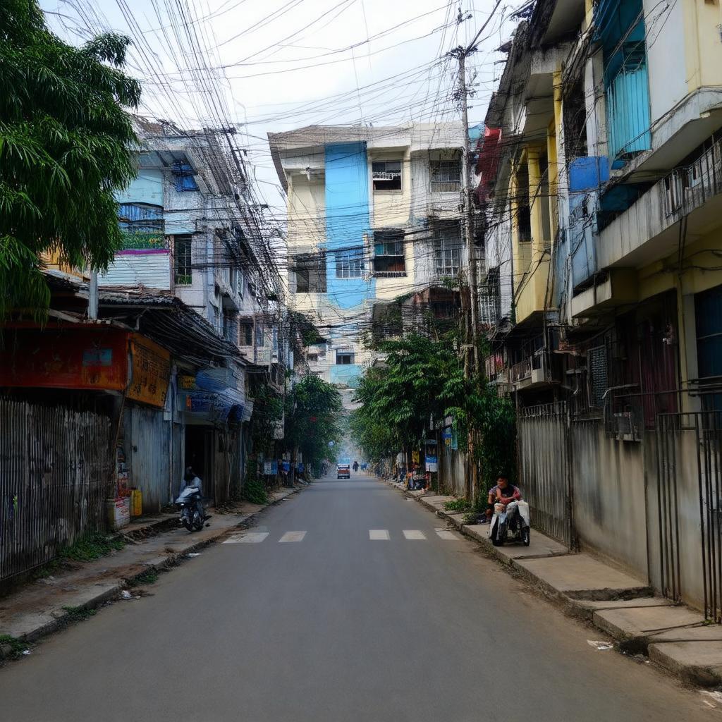 Bức ảnh mô tả khu dân cư trên đường Đặng Văn Sâm, Phú Nhuận với các tiện ích lân cận.