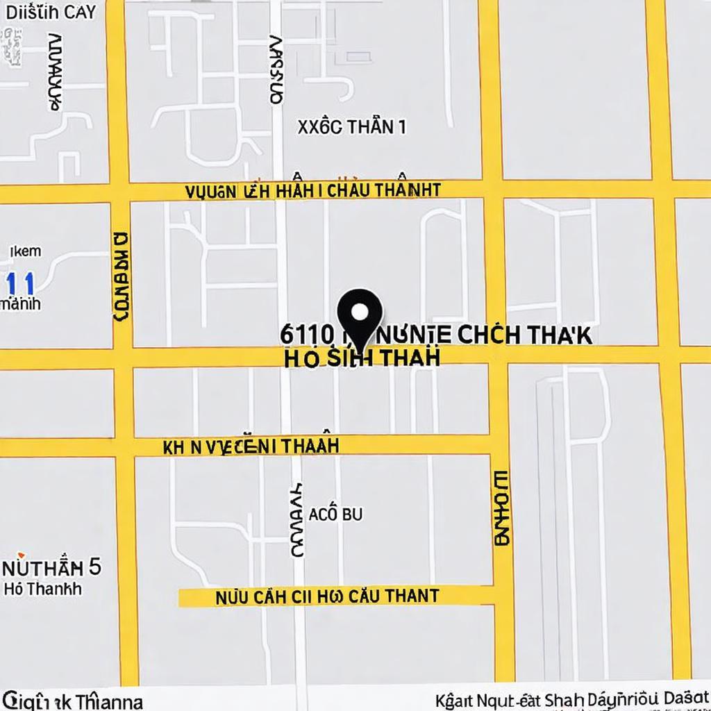 Bản đồ khu vực đường Nguyễn Chí Thanh Quận 5, hiển thị vị trí của Nhà Thuốc Quang Thuận và các tuyến đường lân cận