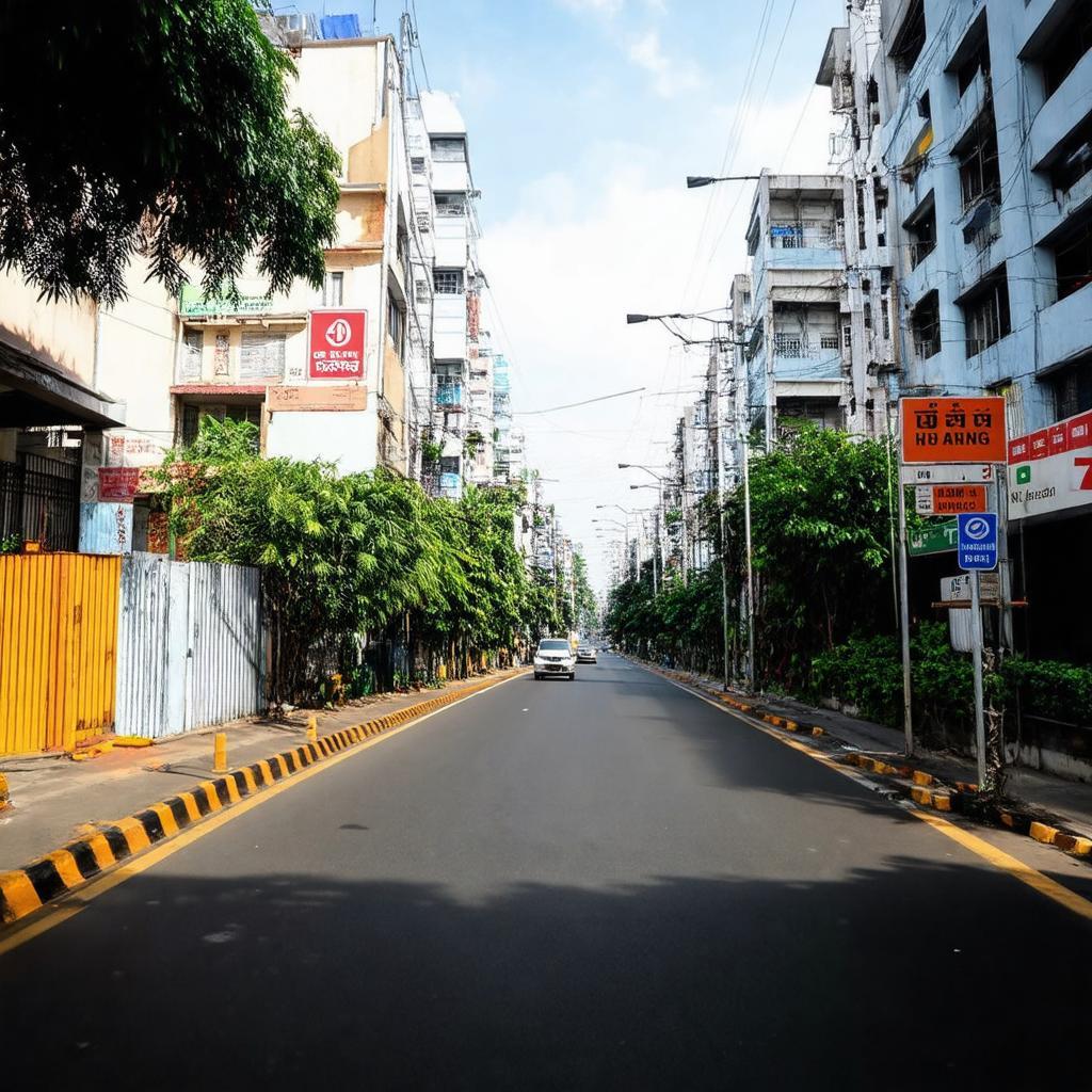Hình ảnh đường phố dẫn đến Số 7 Đinh Tiên Hoàng, Quận 1, thể hiện môi trường đô thị và sự dễ dàng tiếp cận.