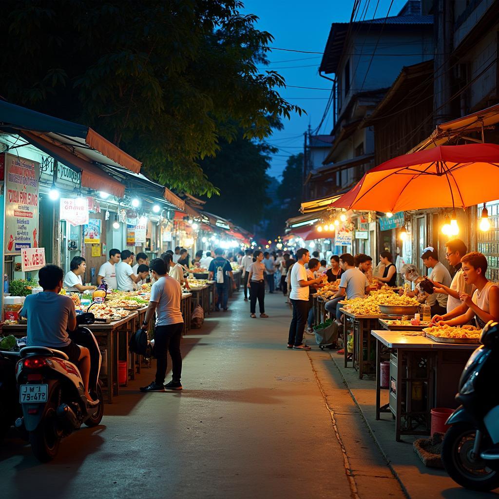 Khám phá thiên đường ẩm thực đường phố nhộn nhịp trên Đường Gò Xoài Bình Tân với đa dạng món ngon.
