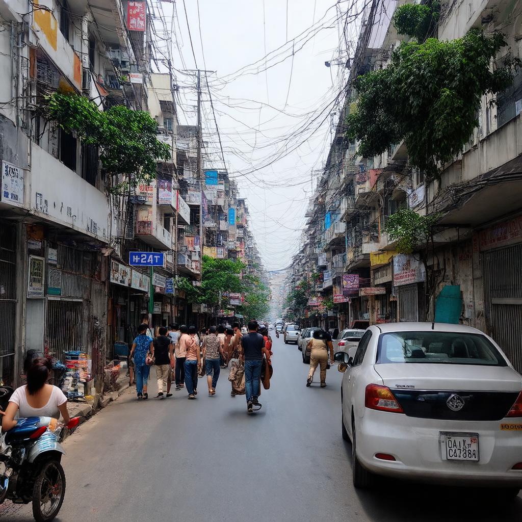 Con pho Lac Long Quan sam uat tai Ha Noi, noi co dia chi 218.