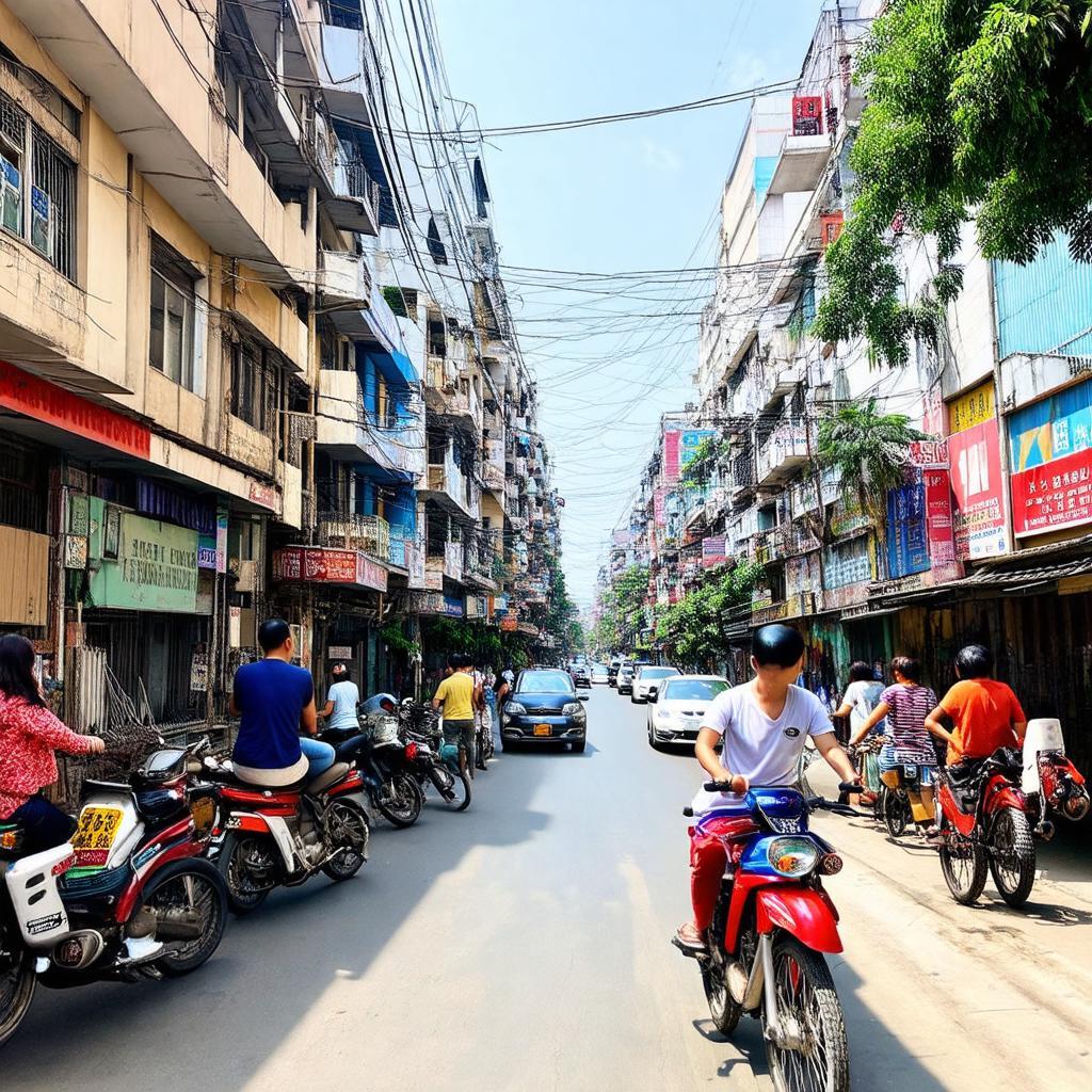 Duong Tran Hung Dao Quan 5: Con duong huyet mach soi dong khu Cho Lon, noi giao thoa van hoa