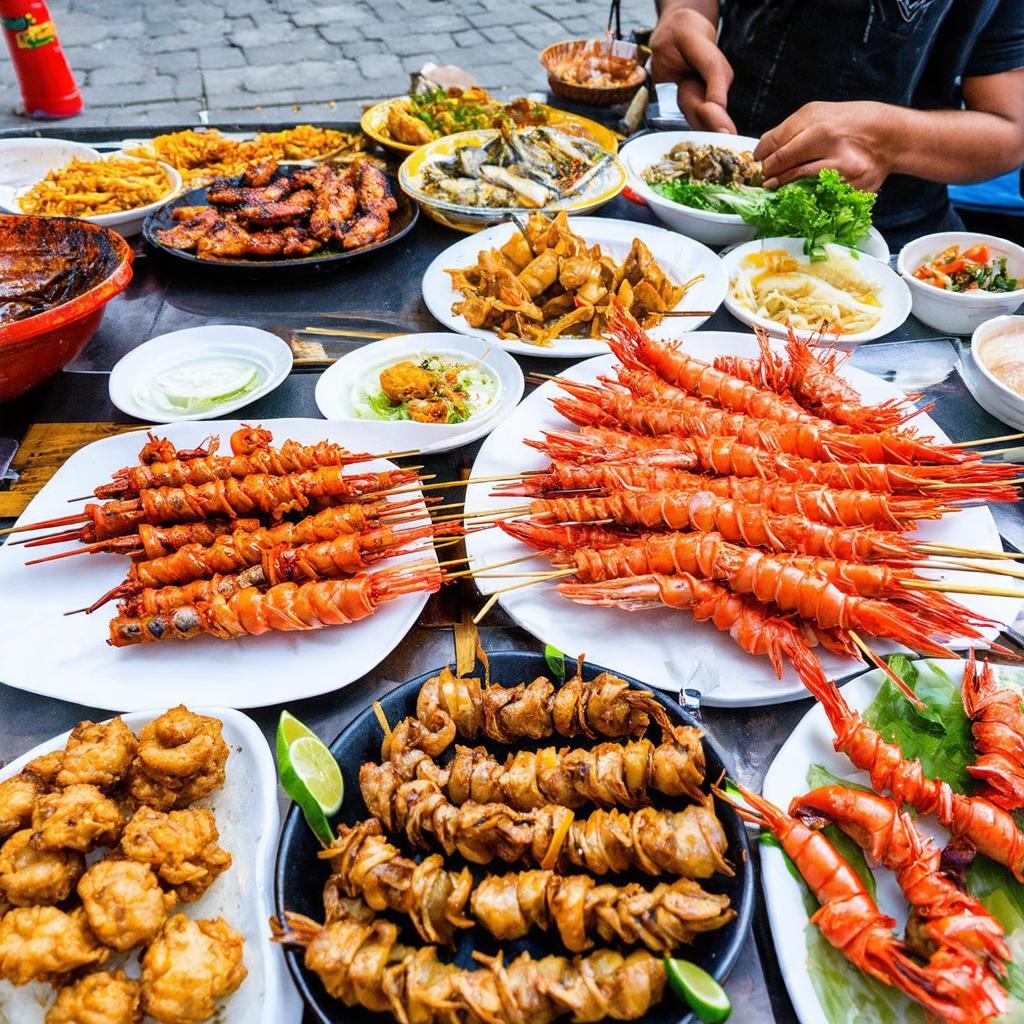 Cac mon an duong pho hap dan tren duong Van Cao quan Thanh Khe Da Nang