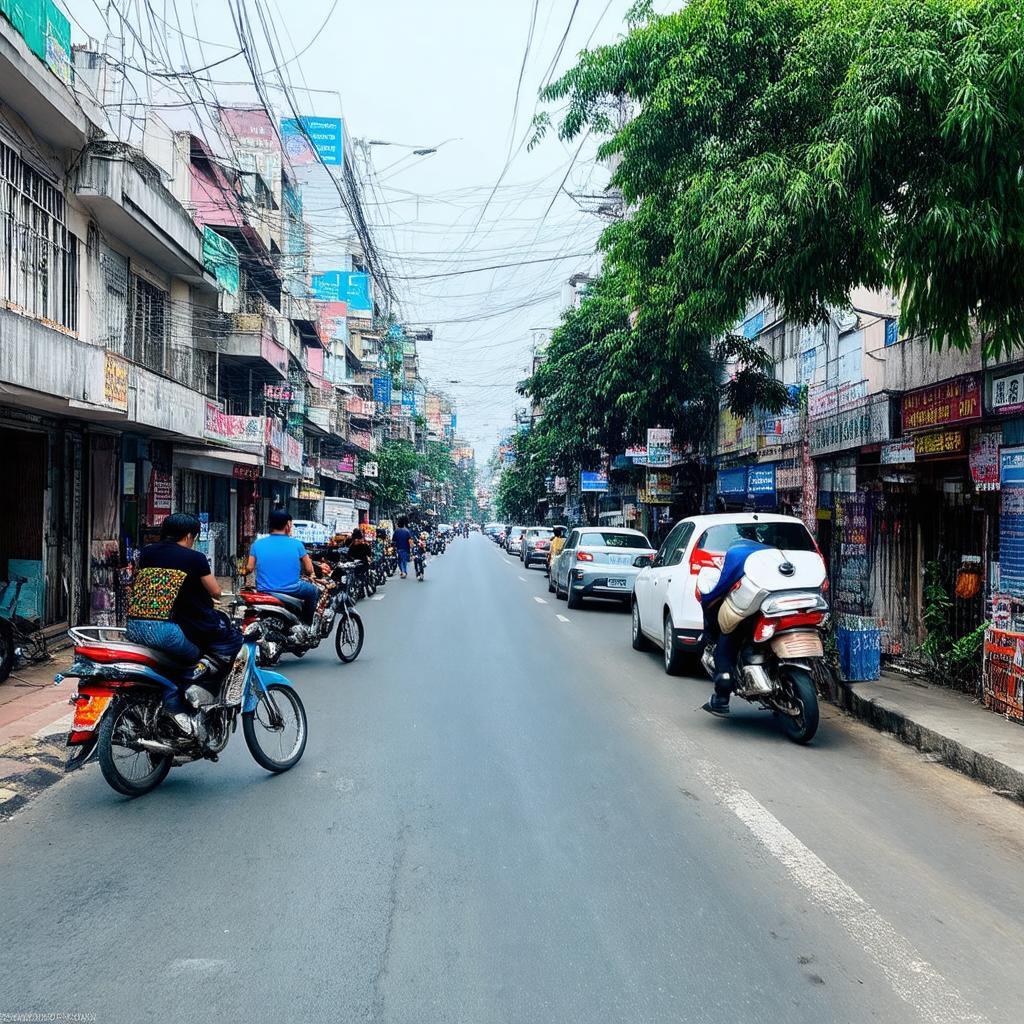 Tuyến đường Xô Viết Nghệ Tĩnh sầm uất tại Quận Bình Thạnh, gần khu vực Cầu Thanh Đa.
