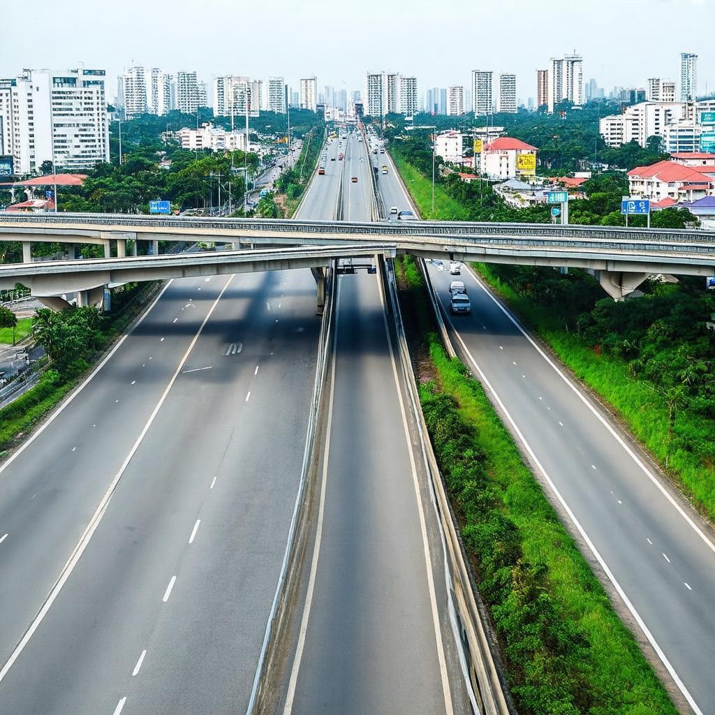Giao thong thuận lợi gan tuyen duong Vanh dai 3 va cao toc Phap Van gan khu dan cu Hoang Liet