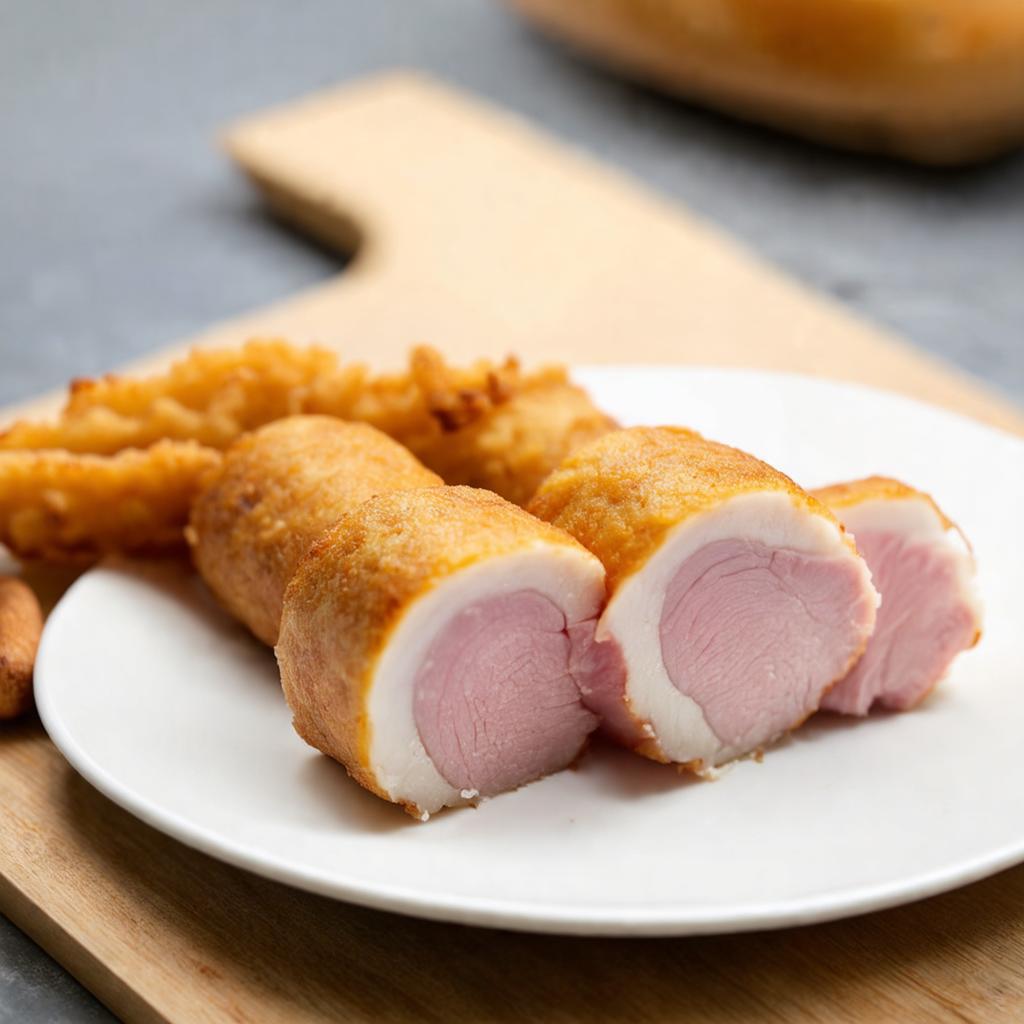 Miếng giò lụa dai ngon, chả quế vàng ruộm tại Giò Chả Phú Hương.