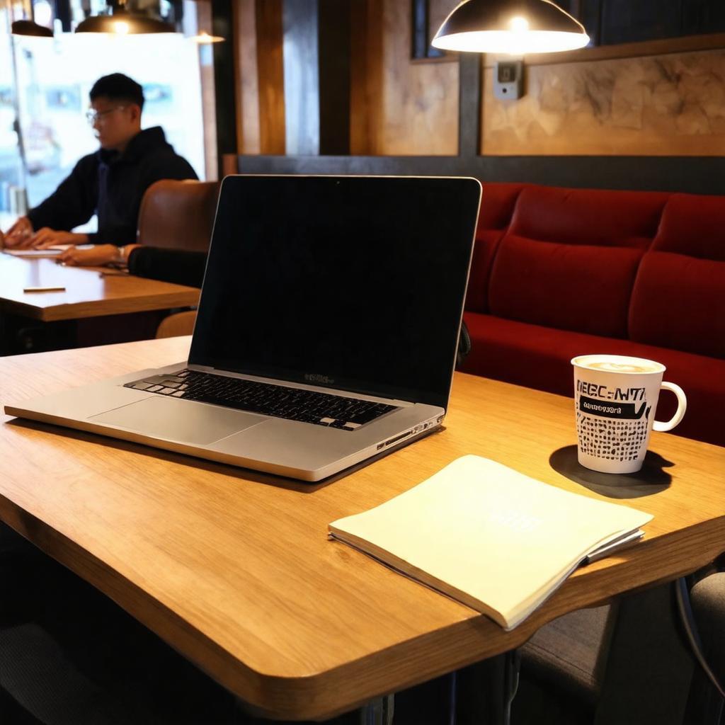 Góc làm việc tiện nghi tại quán cà phê Hana Coffee Trịnh Đình Thảo, Tân Phú.