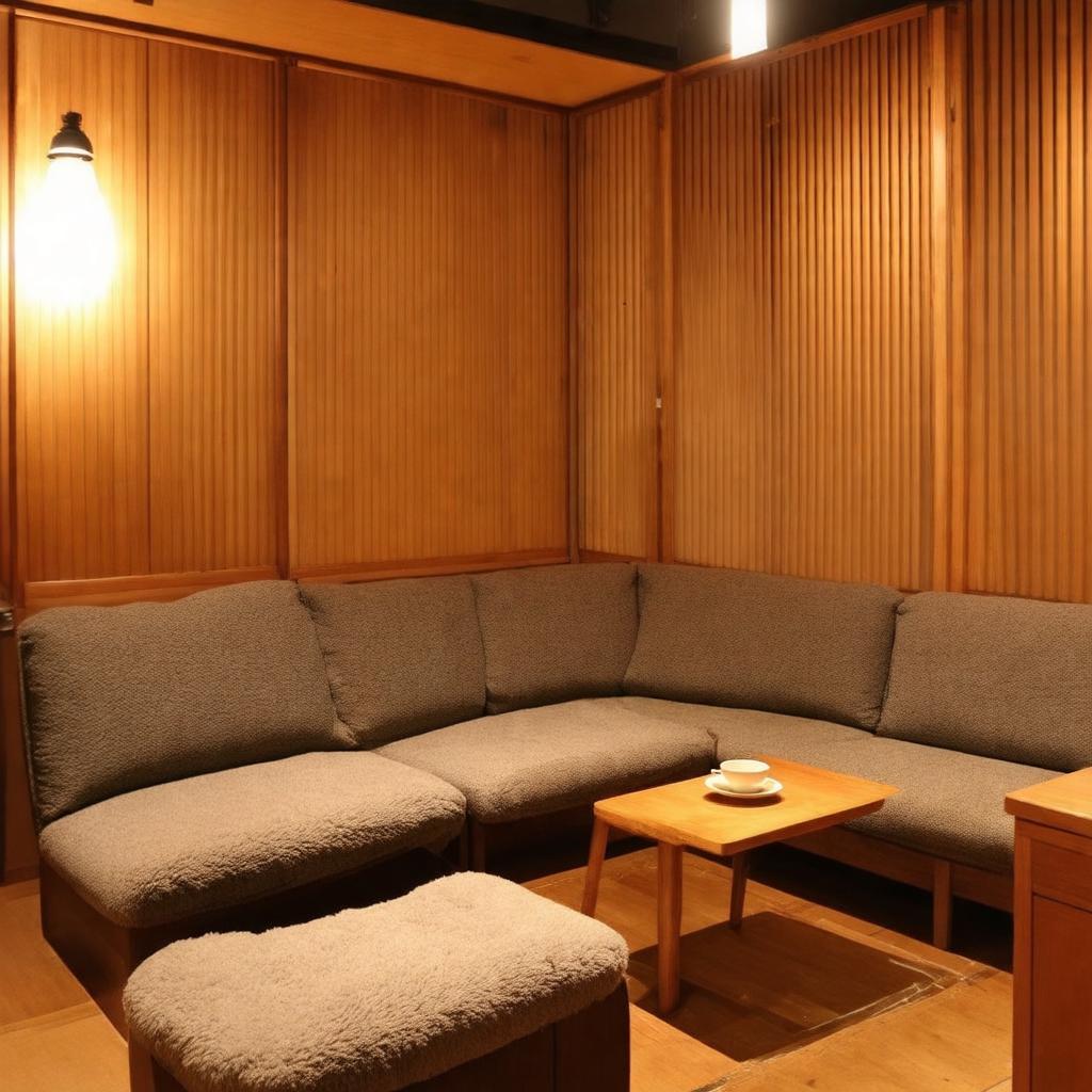 Một góc thư giãn yên tĩnh với sofa êm ái tại quán cà phê Morico Lê Lợi.