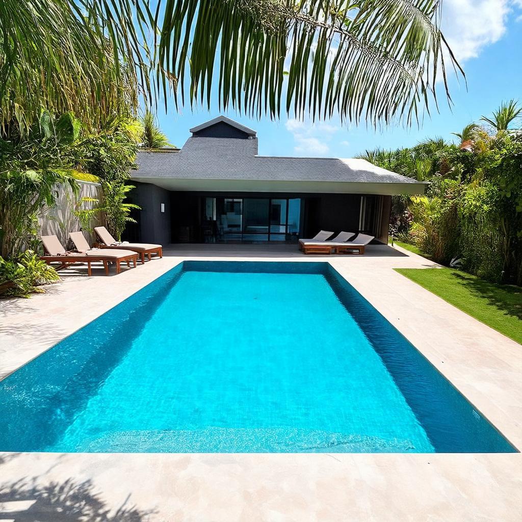 Hồ bơi riêng tư tại Grand Villa Residence 118 Phan Chu Trinh Vũng Tàu