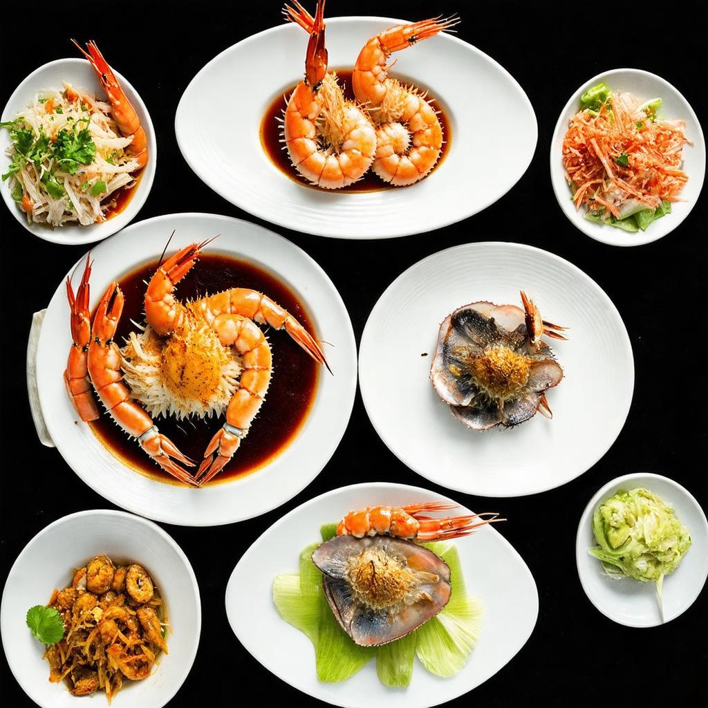 Cac mon hai san tuoi ngon va dac san Phu Quoc tai nha hang Linda Restaurant