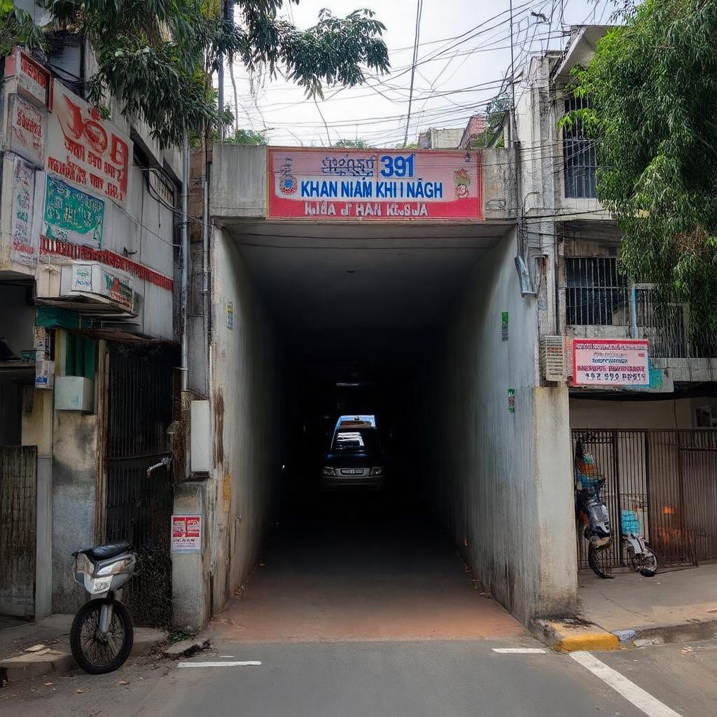 Lối vào Hẻm 391 Nam Kỳ Khởi Nghĩa Quận 3, Sài Gòn, khám phá ẩm thực và không gian