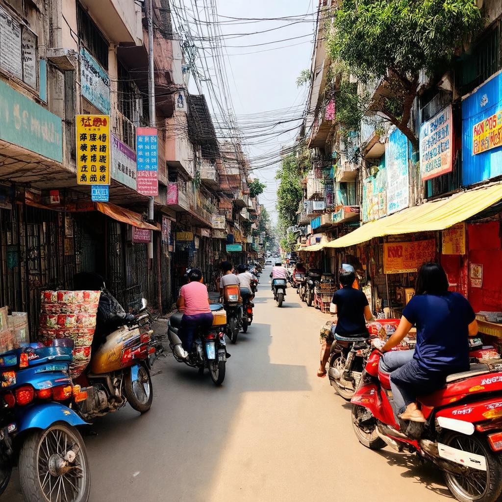 Cảnh nhộn nhịp, gần gũi bên trong Hẻm 96 Phan Đăng Lưu, Bình Thạnh.
