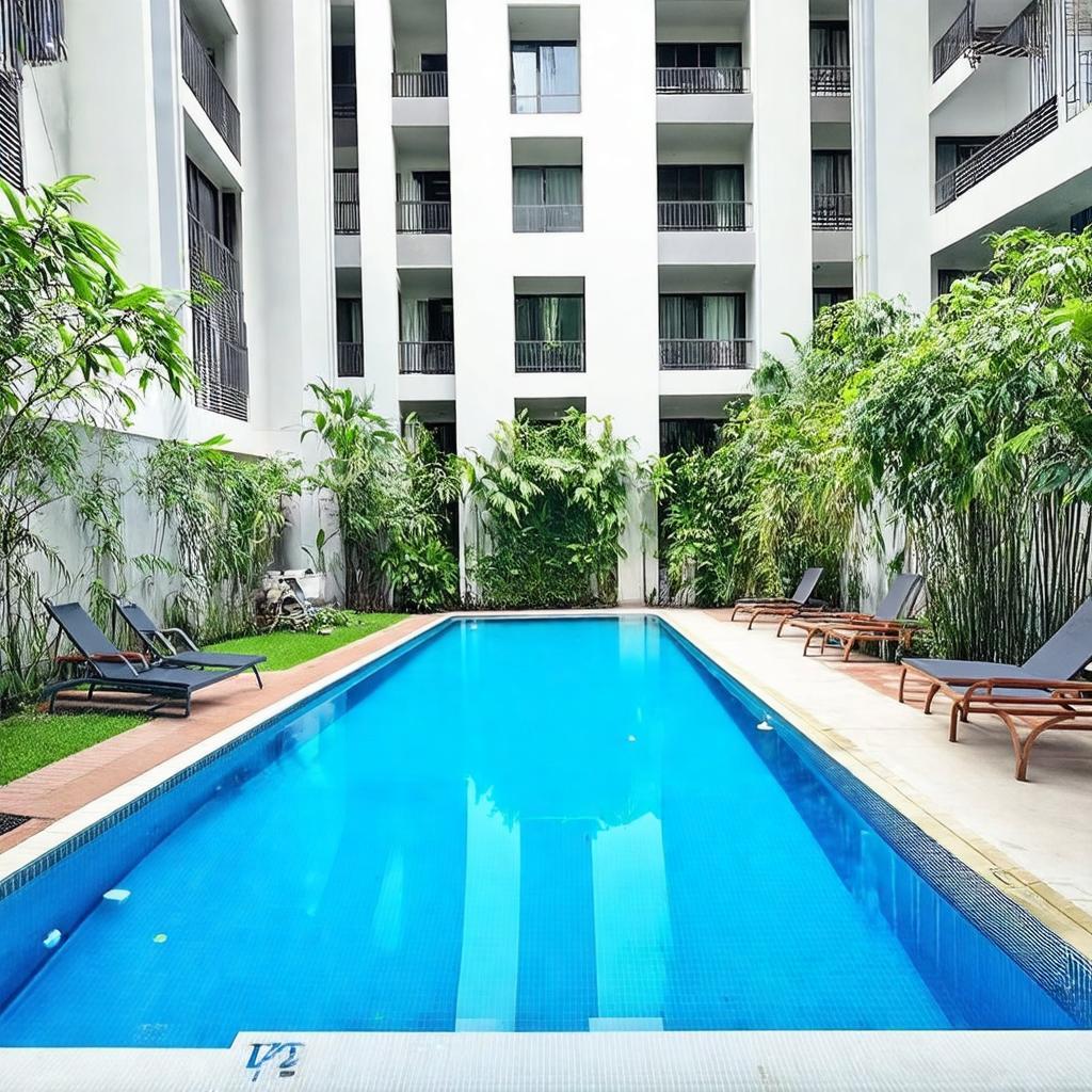Bể bơi tiện nghi và thoáng đãng tại CityHouse Sonata Residence Quận 7