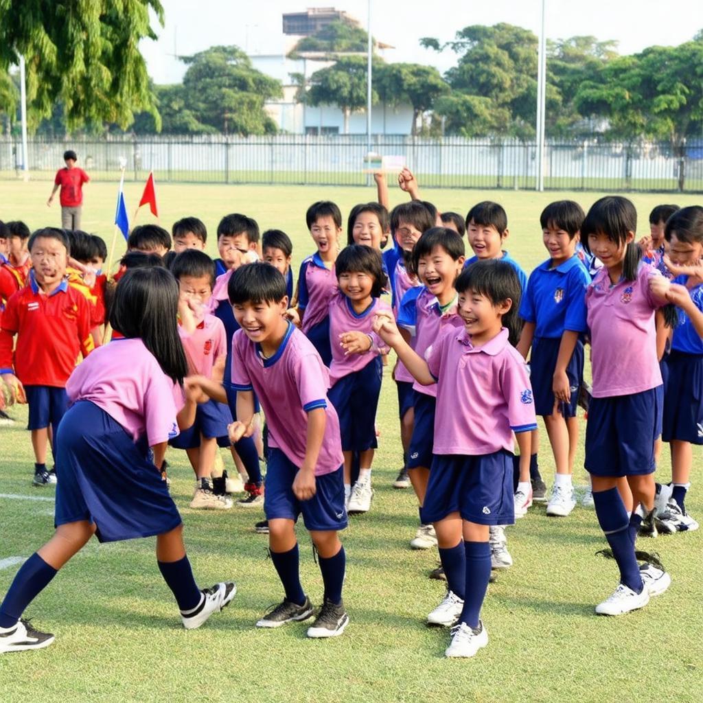 Học sinh trường Tiểu học Vĩnh Quỳnh tham gia hoạt động ngoại khóa sôi nổi