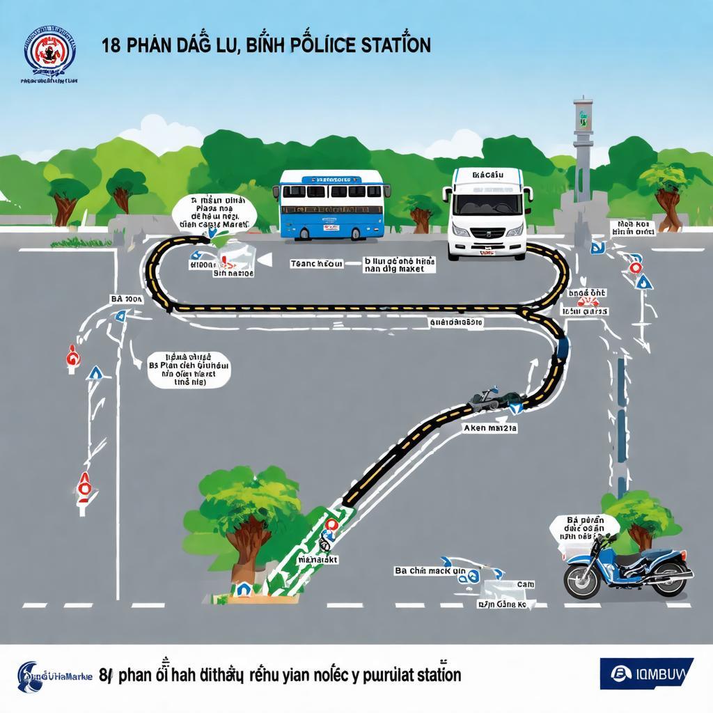 Hướng dẫn chi tiết các tuyến đường di chuyển đến Công an quận Bình Thạnh 18 Phan Đăng Lưu