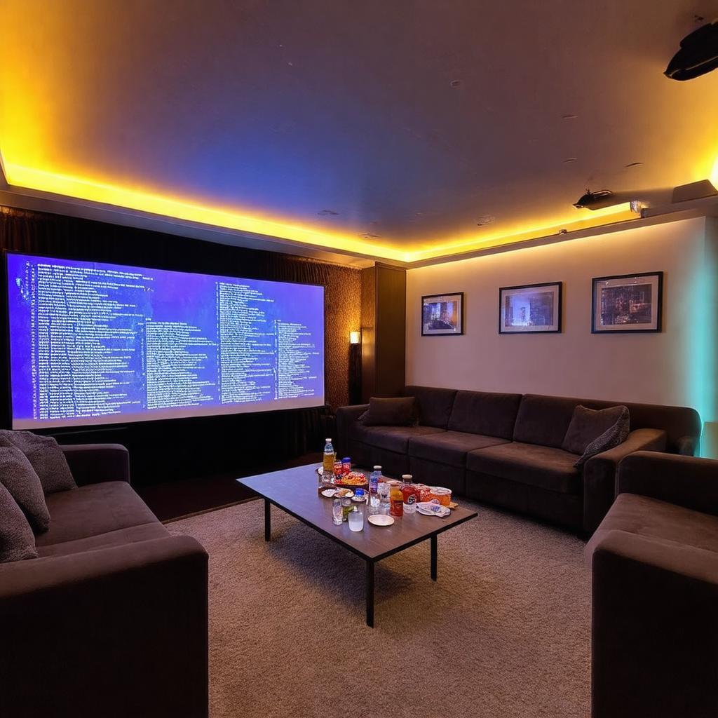 Không gian phòng hát hiện đại, sang trọng tại Karaoke Yumi Bình Dương
