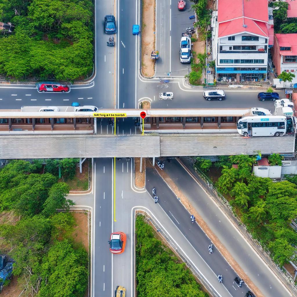 Kết nối giao thông và các điểm gần Ga Tiền Trung ở Phường Ái Quốc
