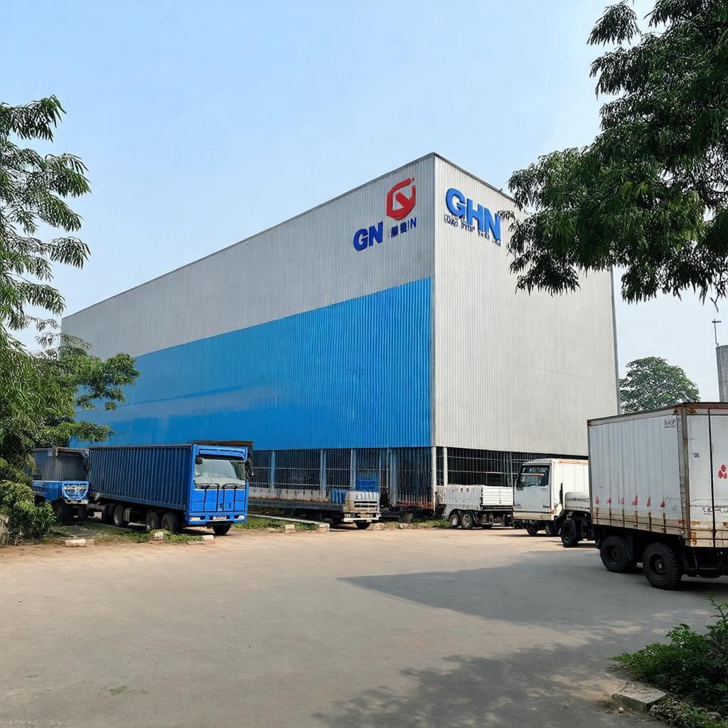 Hinh anh kho trung chuyen GHN Sai Dong tai KCN Sai Dong B, Long Bien, Ha Noi