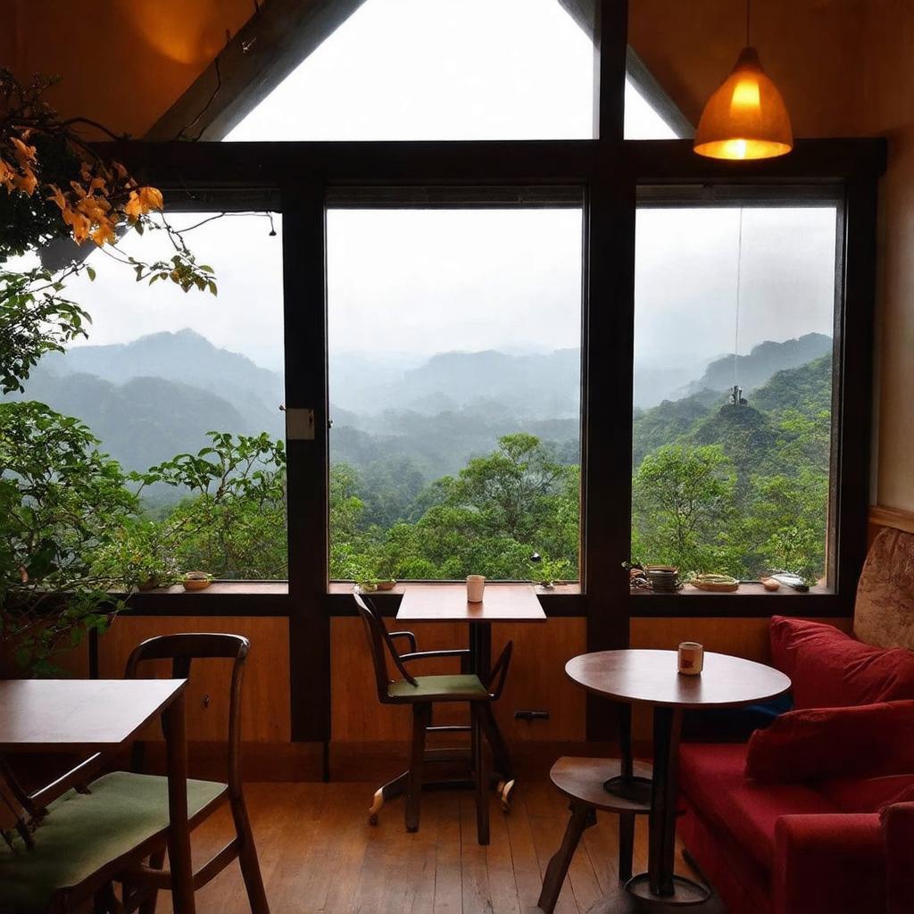 Không gian yên bình và ấm cúng bên trong khu nghỉ dưỡng Misty Valley Đà Lạt
