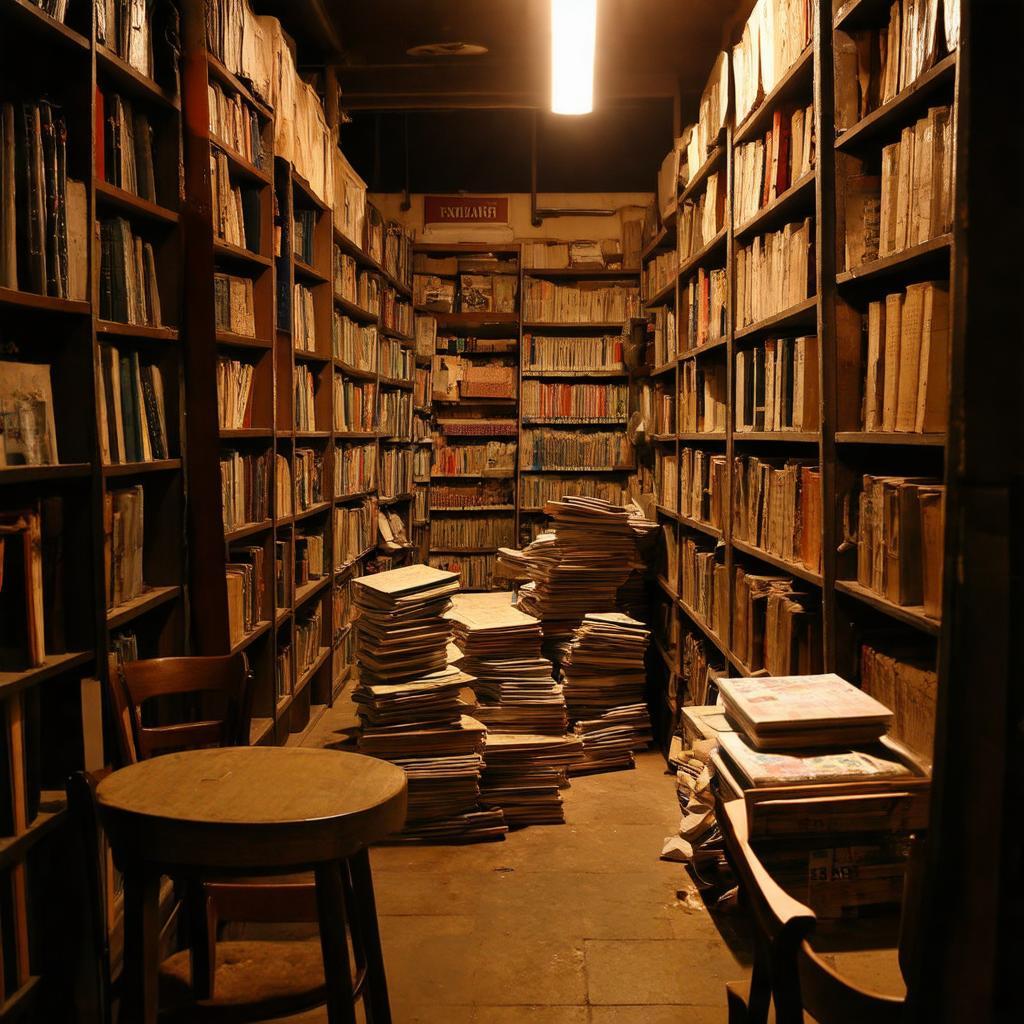 Không gian ấm cúng, đầy ắp sách cũ tại Gác Xép Bookstore Hà Nội.