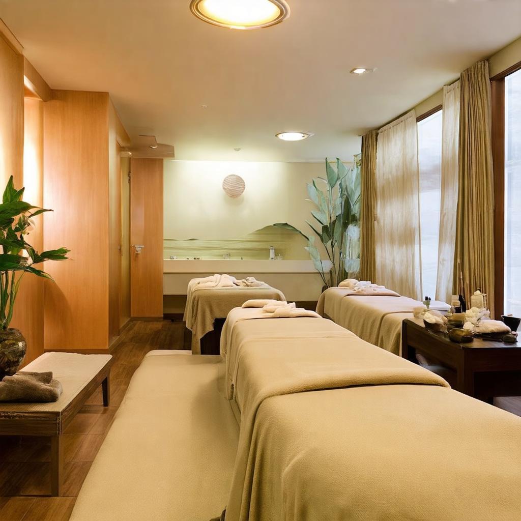Không gian phòng massage yên tĩnh và thư giãn tại Massage Masteri ở Thủ Đức