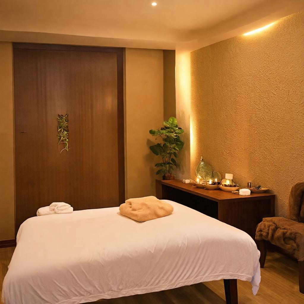 Không gian nội thất ấm cúng và sạch sẽ tại Massage Phương Nam Đà Lạt